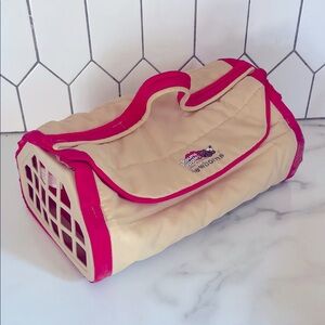 Vintage 1986 Tonka Pound Puppies Newborns Kennel Case Dog Carrier